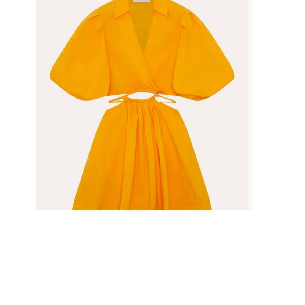 Jonathan Simkhai Orange Mini Dress